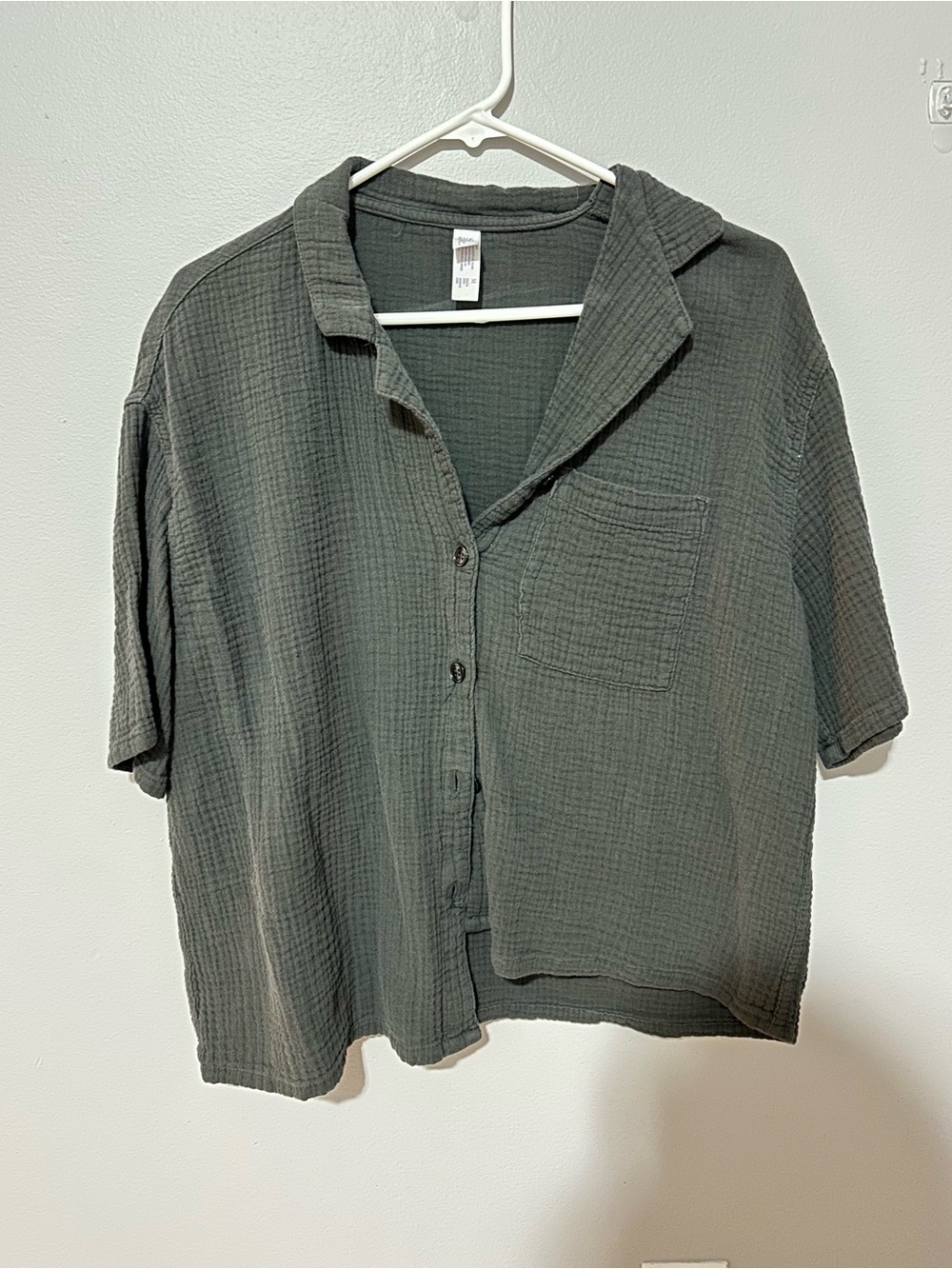 stars above Relaxed Button-Down cotton shirt